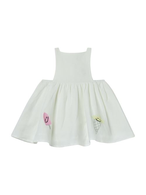Vestito in Lino e Cotone con Ricami STELLA MC CARTNEY | 1182-Z0138101